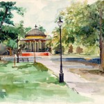 The Bandstand on Clapham Common by Christina Bonnett