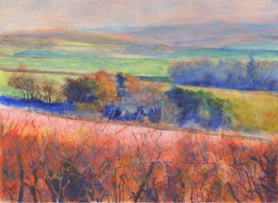 Over Red Hedge painting