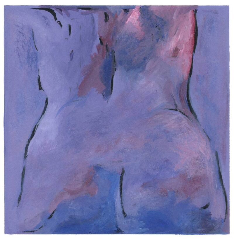 Bottom purple - Nude pianting