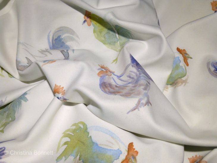 Soft cockerel fabric
