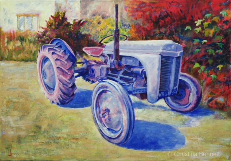 Little Grey Fergie Tractor