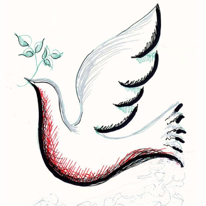 Dove of Peace Card design