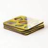 Pointy leaves on yellow Coasters (Set of 4) - Image 2