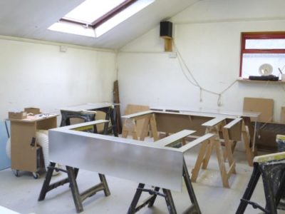 panels in gilding room